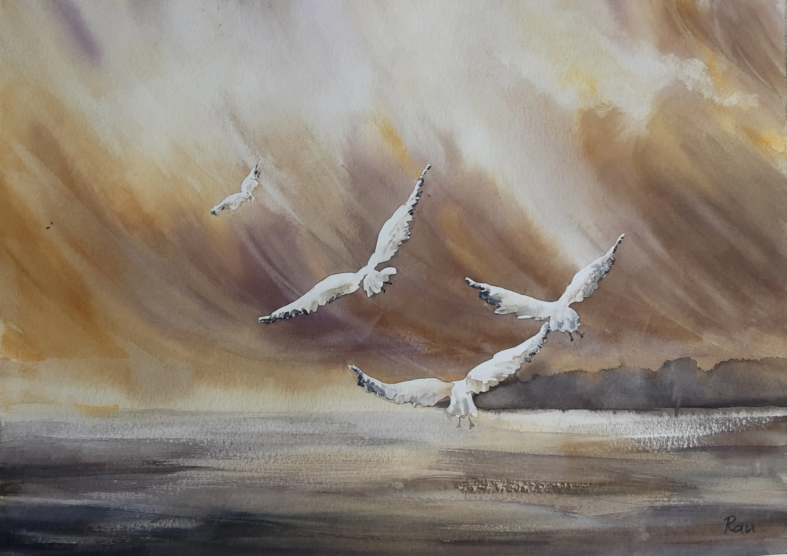 Let. akvarel. 30x40